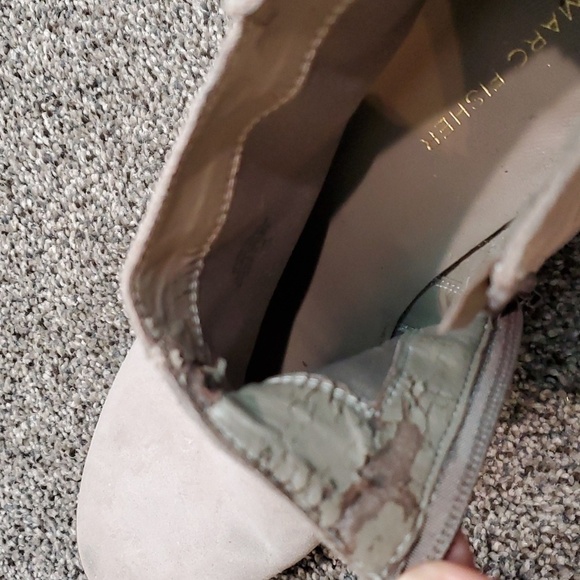 Marc Fisher Women Comfort Leather Heels Boots shoes sz 10M - Picture 13 of 16